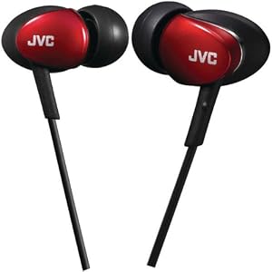 JVC HAFX67R Air Cushion Headphone (Red)