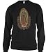 Our Lady of Guadalupe Mens Thermal Shirt, Virgin Mary Roses Design Thermal