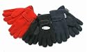 Childrens/Kids Fleece Gloves with Palm Grip 3M 40g Thinsulate Insulation