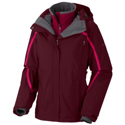 Columbia Womens Bugaboo Tech Parka - Elderberry L