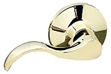 Wright Products SRLSUS3 Impressions Serenade Dummy Lever, Left-Handed, Polished Brass