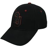 Zephyr Oklahoma Sooners Black DH Fitted Hat