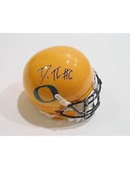 DeAnthony Thomas Signed Oregon Ducks Mini Football Helmet w/COA - Autographed College Helmets