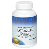 Planetary Herbals Full Spectrum Astragalus Extract, 500 mg, Tablets , 120 tablets (Pack of 2)