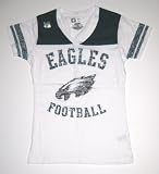 Philadelphia Eagles NFL Women's Team Apparel V-Neck Tee Shirt - Medium
