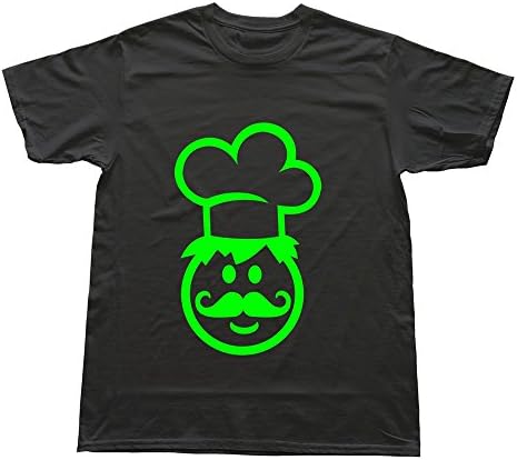 StaBe Men Cook Chef T-Shirt O Neck Hot Topic Size XXL Black