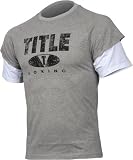 TITLE Distressed Layered Cap Sleeve Men's Tee