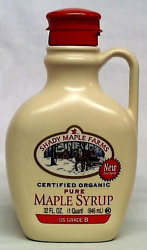 Shady Maple Farm Maple Syrup, Grade B, Pure
