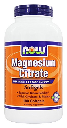 NOW Foods - Magnesium Citrate - 180 Softgels LUCKYDEAL NOW Foods - Magnesium Citrate - 180 Softgels LUCKYDEAL
