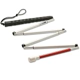 Ambutech 6 Sec Folding Graphite Cane Marsh 52 in