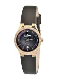 Skagen Womens 630SRLD1 Quartz Stainless Steel Brown Dial Watch