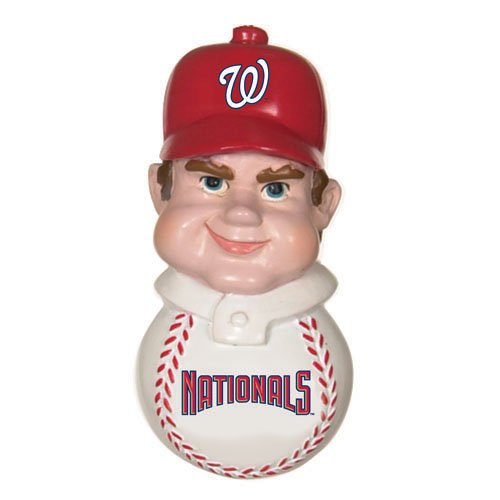8 MLB Washington Nationals Caucasian Slugger Christmas Ornaments