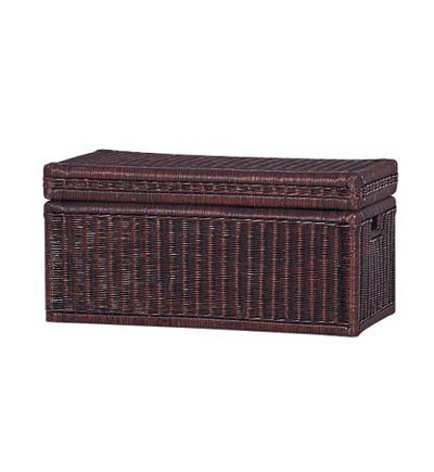 2 Antique Rattan Trunks