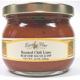 Earth and Vine Roasted Chili Lime Seafood Sauce and Dip by Earth & Vine