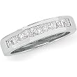 14K White Gold Diamond Anniversary Band - 0.75 Ct.