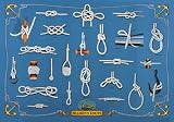 Seamen's Knots, Nautical Equipment Wall Poster Print, 19.75x15.75