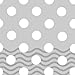 Ema Jane - Gray (White Polka Dots with Ruffle) Leggings
