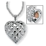 Heart-Shaped Locket Pendant