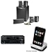 Polk Audio RM6750 5.1 Channel Home Theater Speaker System & Yamaha RX-V365BL 500 Watt 5-Channel Home Theater Receiver & Yamaha YDS-11SL iPod Dock for select Yamaha AV Products Bundle