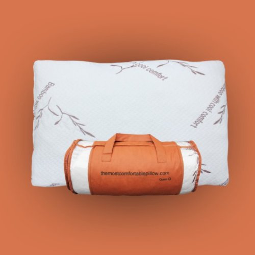 Bamboo Pillow with Cool Comfort (Bambooderived rayon Queen) djngkjhlk