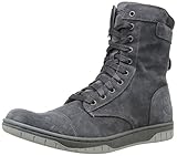 Diesel Men's Tatradium Basket Butch Combat Boot, Castle Rock Suede, 10.5 M US