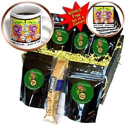 Londons Times Funny Food Coffee other Digestibles - Grapes Of Wrath And Love - Coffee Gift Baskets - Coffee Gift Basket