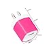 Wall Charger, Ailkin [5-Pack] 5V/1AMP 1-Port USB Home Travel Wall Charger Plug Power Adapter For iPhone 6s/6s plus 6/6 plus 5S 5 4S, Samsung S6 S5 S4 S3, HTC, LG, Motorola And More (Colorful)