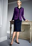Crocodile Pattern Jacket By Exclusively Misook, Petites