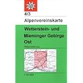 DAV Alpenvereinskarte 04/3 Wetterstein Mieminger Gebirge Ost 1 : 25 000: Topographische Karte mit Wegmarkierungen