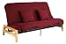 Serta Chestnut Queen Futon Mattress, Burgundy