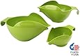 POURfect Mixing Bowls 1005 3pc Prep Set, 1-2-4 Cup, Green Apple