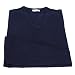 Helmut Lang HL UR 801 CS Dark Navy Blue Silk/Cashmere Men's V-Neck Sweater (M)