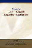 Websters Lozi - English Thesaurus Dictionary