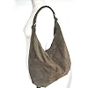 Beuteltasche / Shopper aus echt. Wildleder in Taupe Italy