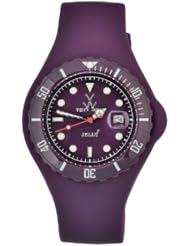 ToyWatch Womens JTB18AM Jelly Quartz Purple Dial Plastic Watch
