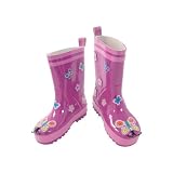 Kidorable purple butterfly rain boots 5