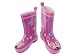 Kidorable Toddler/Little Kid Butterfly Rain Boot,Purple, Size 7