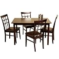 5-pc. Justin Dining Room Set - Brown