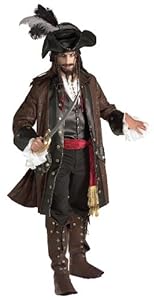 Rubie's Costume Grand Heritage Collection Deluxe Caribbean Pirate Costume, Brown, Standard