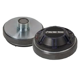 Pyle-Pro - 1.75'' Titanium Screw On Horn Driver 8 Ohm 1-3/8'' x 18 TPI