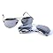 The Original Aviator - Full Mirror Lens 2-Pack - 1 Black/Mirror, 1 Silver/Mirror
