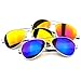 3 Pairs Classic Full Mirrored Aviator Sunglasses 3 Colors