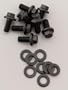 ARP 1007505 Hex Style Valve Cover Bolts, Chrome Moly Steel With Black Oxide Finish, Package Of 8, For Select Stamped Steel Covers
