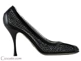 Dolce & Gabbana Women's Black Lace Heels Shoes