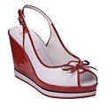 Women's Merona&reg; Earline Sport Wedge - White/Red