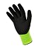 G & F 1516 Grip Master Heavy Textured, High Visibility Latex Coated Gloves, 2 Pairs Value Pack, Green, Large