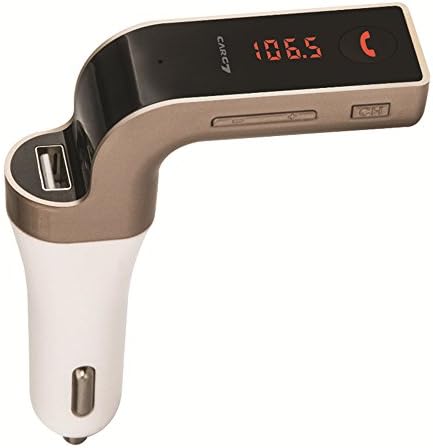 Prime Autobots® USB Car Charger With TF/USB flash drives Music Player SD and Bluetooth FM Transmitter (Gold)
