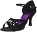 Capezio Women's Dancesport Katusha 2.5 Inch Sandal,Black,9 W US