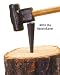 HS-3 HandleSavers™ (Handle Savers) protect the handles so Sledge Hammer and Splitting Mauls with Axe Eye Handles