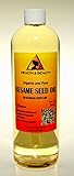 Sesame Oil Refined Organic Carrier Expeller Pressed 100% Pure 16 oz